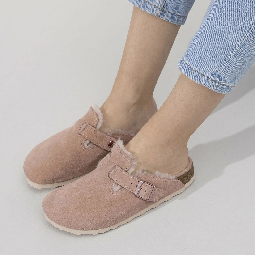 Best Sale 👏 BIRKENSTOCK 👩 Women's Boston Shearling 👍 3 BIRKENSTOCK Women's Boston Shearling