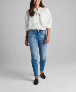 JAG Cecilia Mid Rise Skinny Jeans