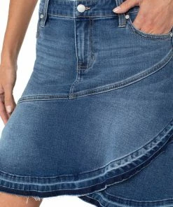 Liverpool Los Angeles Ruffle Let Down Hem