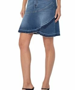 Liverpool Los Angeles Ruffle Let Down Hem