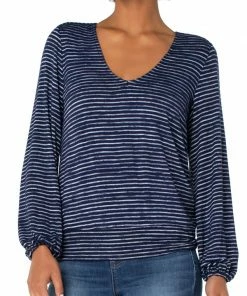 Liverpool Los Angeles Twist Back Long Sleeve Knit