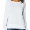 Liverpool Los Angeles Raglan Sweater With Side Slits