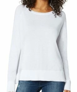 Liverpool Los Angeles Raglan Sweater With Side Slits
