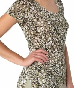 Liverpool Los Angeles Printed Scoop Neck