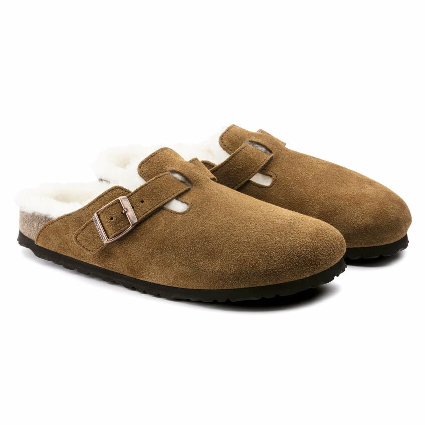 Best Sale 👏 BIRKENSTOCK 👩 Women's Boston Shearling 👍 5 BIRKENSTOCK Women's Boston Shearling