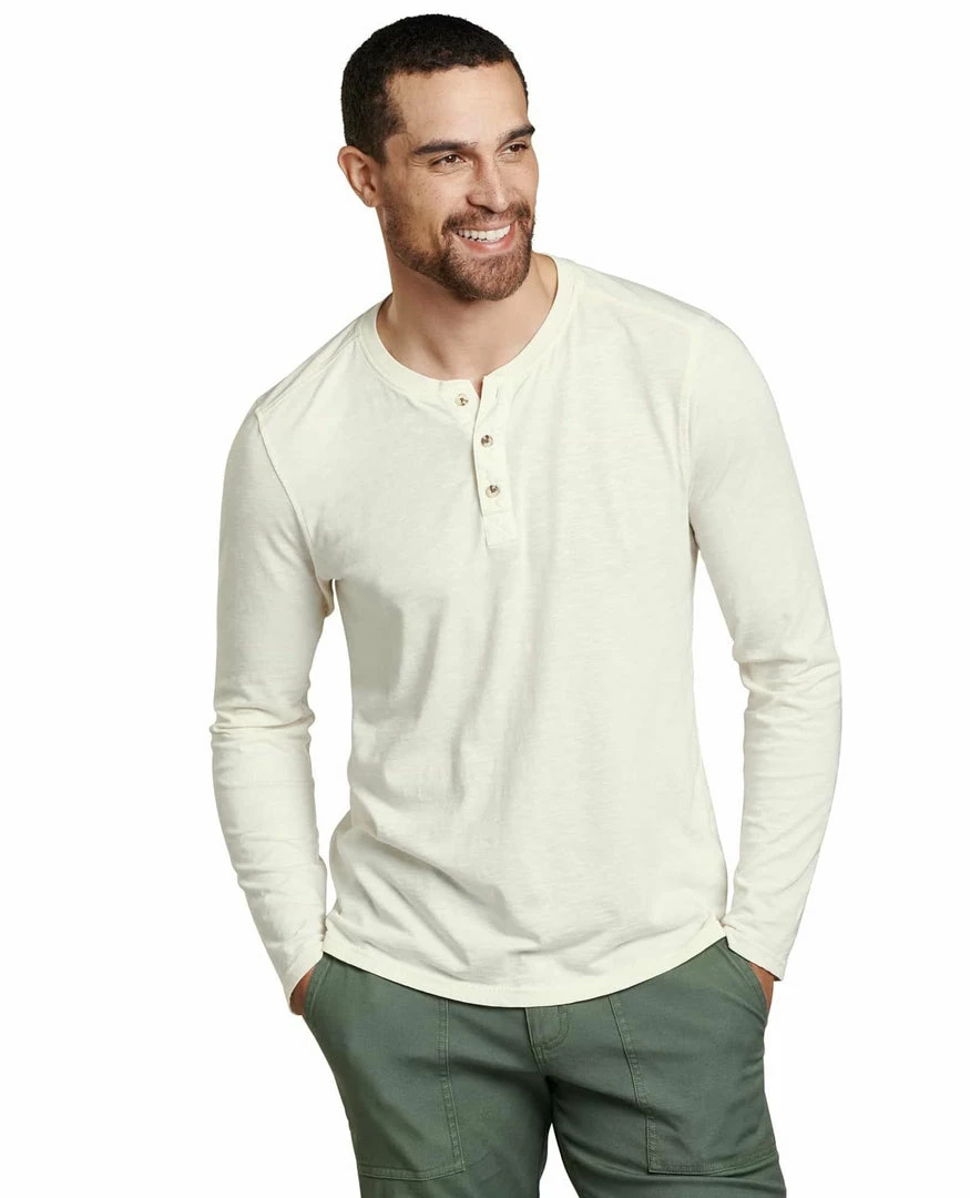 Deals ⭐ TOAD&CO Men's Primo Long Sleeve Henley 🔥 2 TOAD&CO Men's Primo Long Sleeve Henley