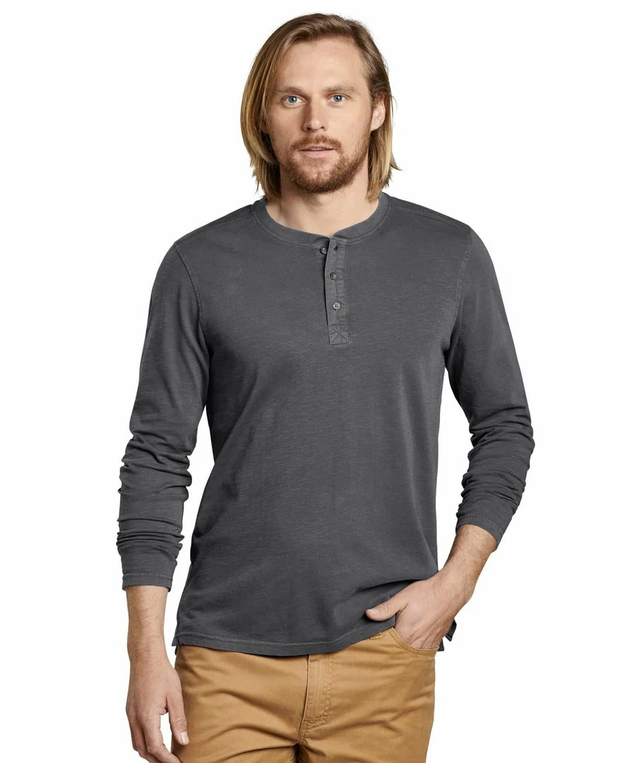 Deals ⭐ TOAD&CO Men's Primo Long Sleeve Henley 🔥 1 TOAD&CO Men's Primo Long Sleeve Henley